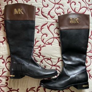 Michael Kors Two Tone Riding Boot Size 10